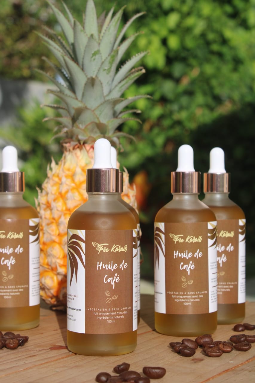 Élixir de Café – L’huile naturelle qui booste la pousse et sublime vos cheveux ! ✨